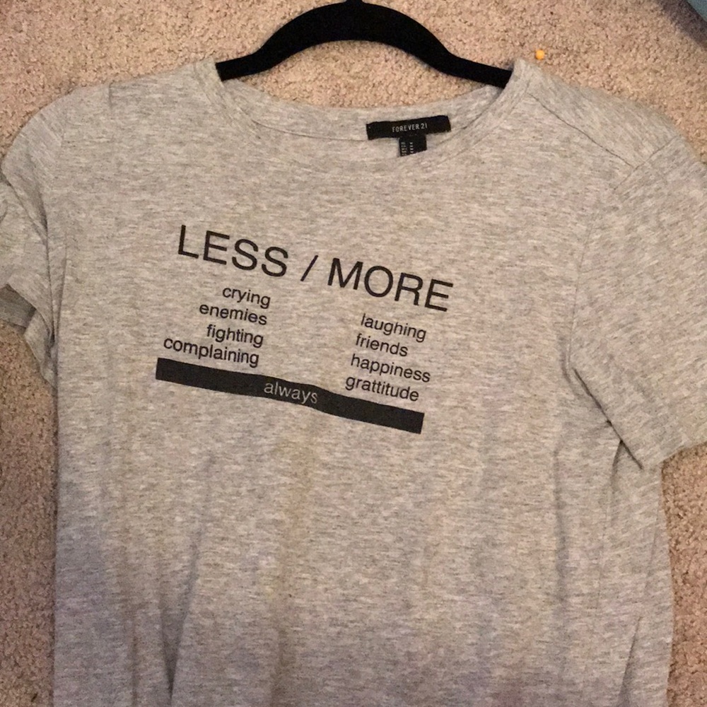 less more t shirt